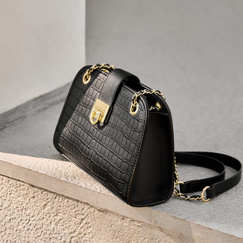 Mrs. Qiao Women's Bag 2025 New Chain Bag Female Crossbody High-end Single Shoulder Commuter Mom Bag Genuine Leather Women's Bag