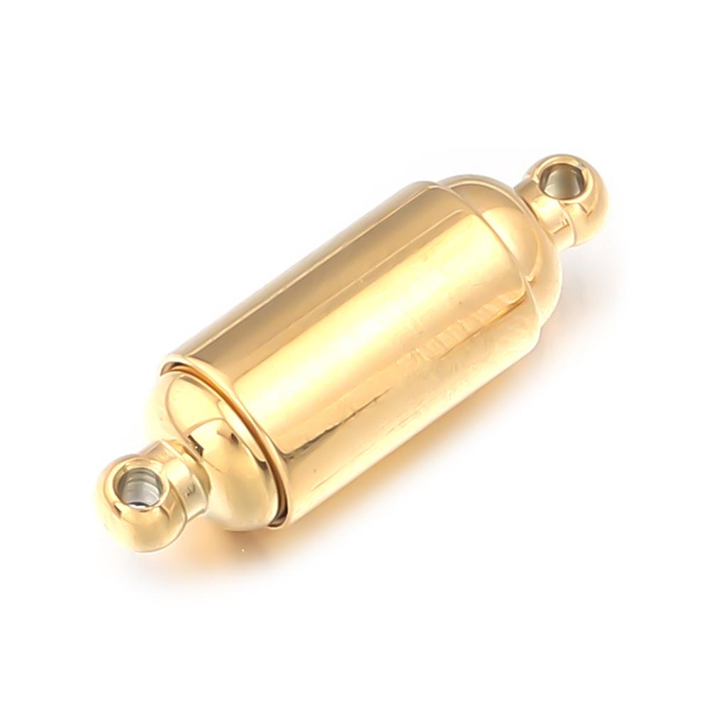 1pc Stainless Steel Strong Magnetic Clasps Magnet End Clasp Connectors For DIY Leather Cord Bracelets Necklace Jewelry Making