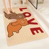 Bathroom Anti-slip Mat Anti-fall Mat with Suction Cup Bathroom Toilet Toilet Seniors Bath Children's Shower Special Foot Pad