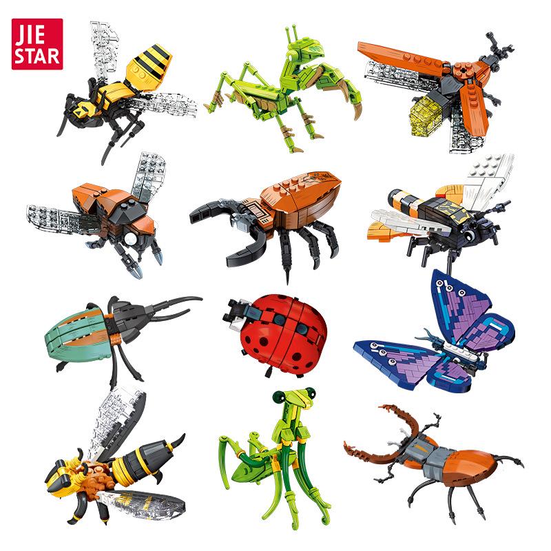 Assembled DIY Insect Building Block Toy Model 59083