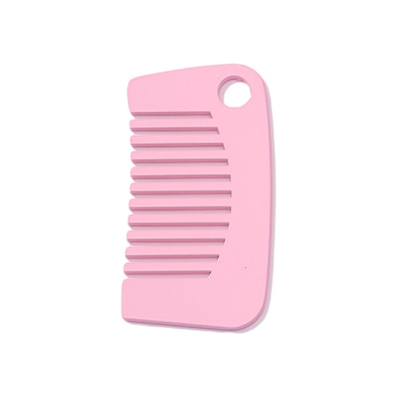 Fashionable Mini Comb Necklace Pendant Portable Hairbrush for Stylish Women Hair Grooming Tool Unique Accessories