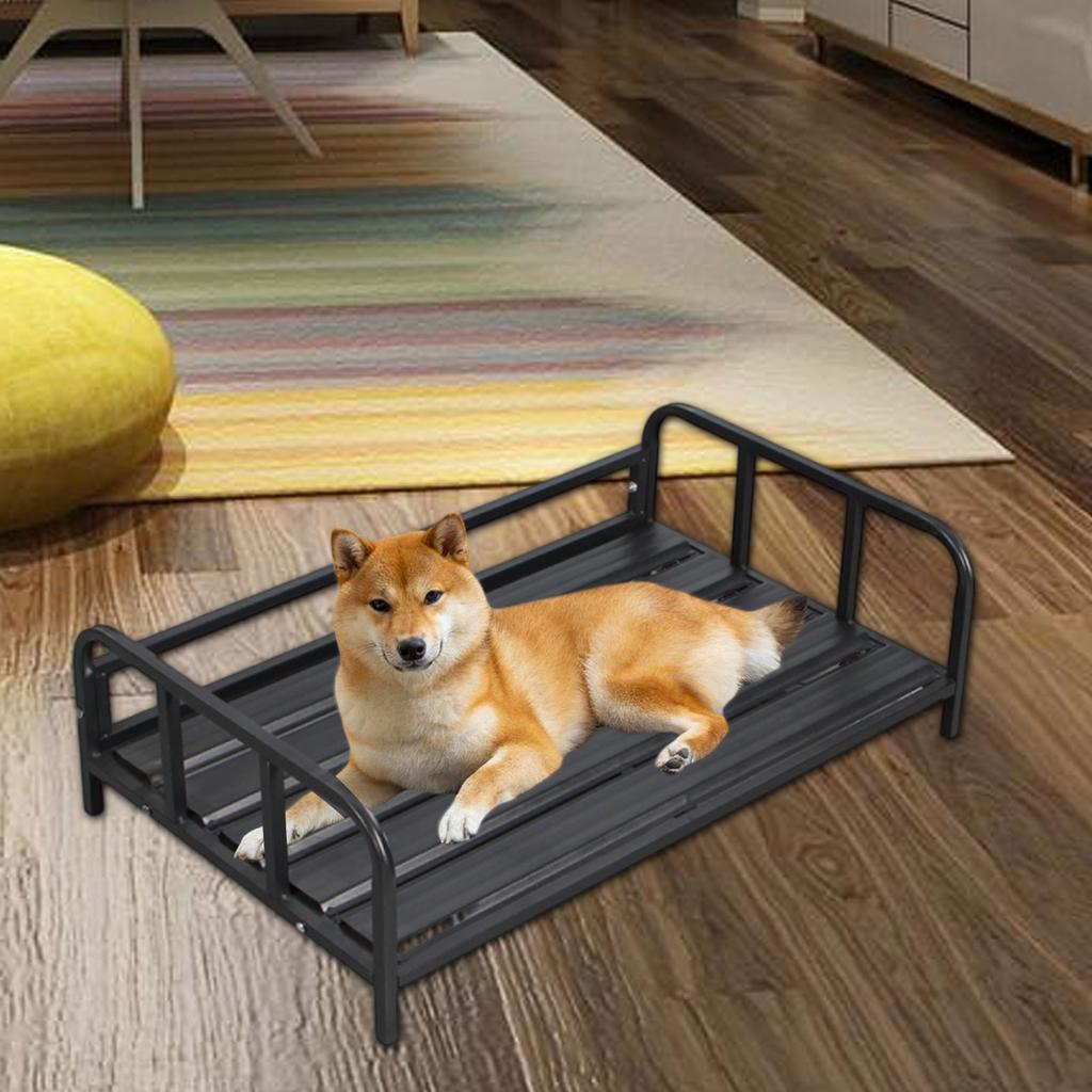 Elevated Dog Bed Multifunctional Pet Furniture Indoor Non Slip Feet with Rails Heavy Duty Pet Gifts Supplies Outdoor Indoor