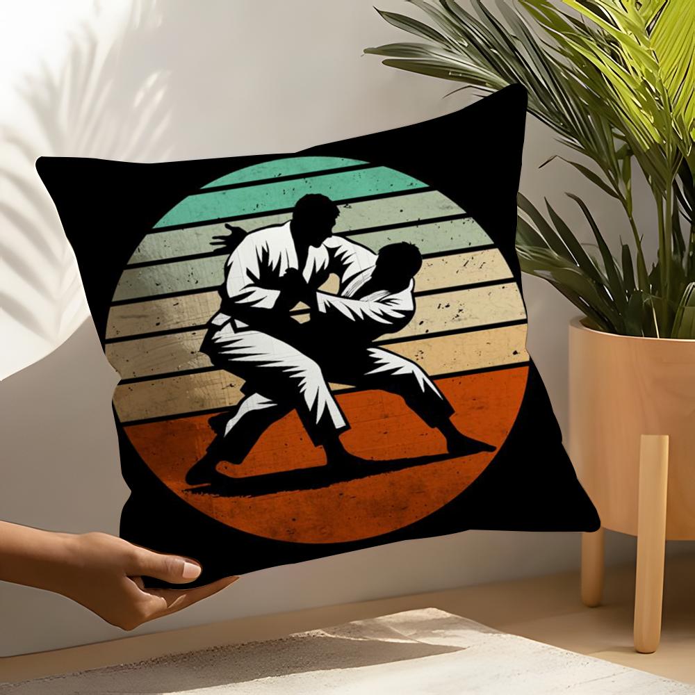 Sports Judo Martial Arts Pillow Case Home Living Room Decoration Linen Pillow Cases Cushion Cover