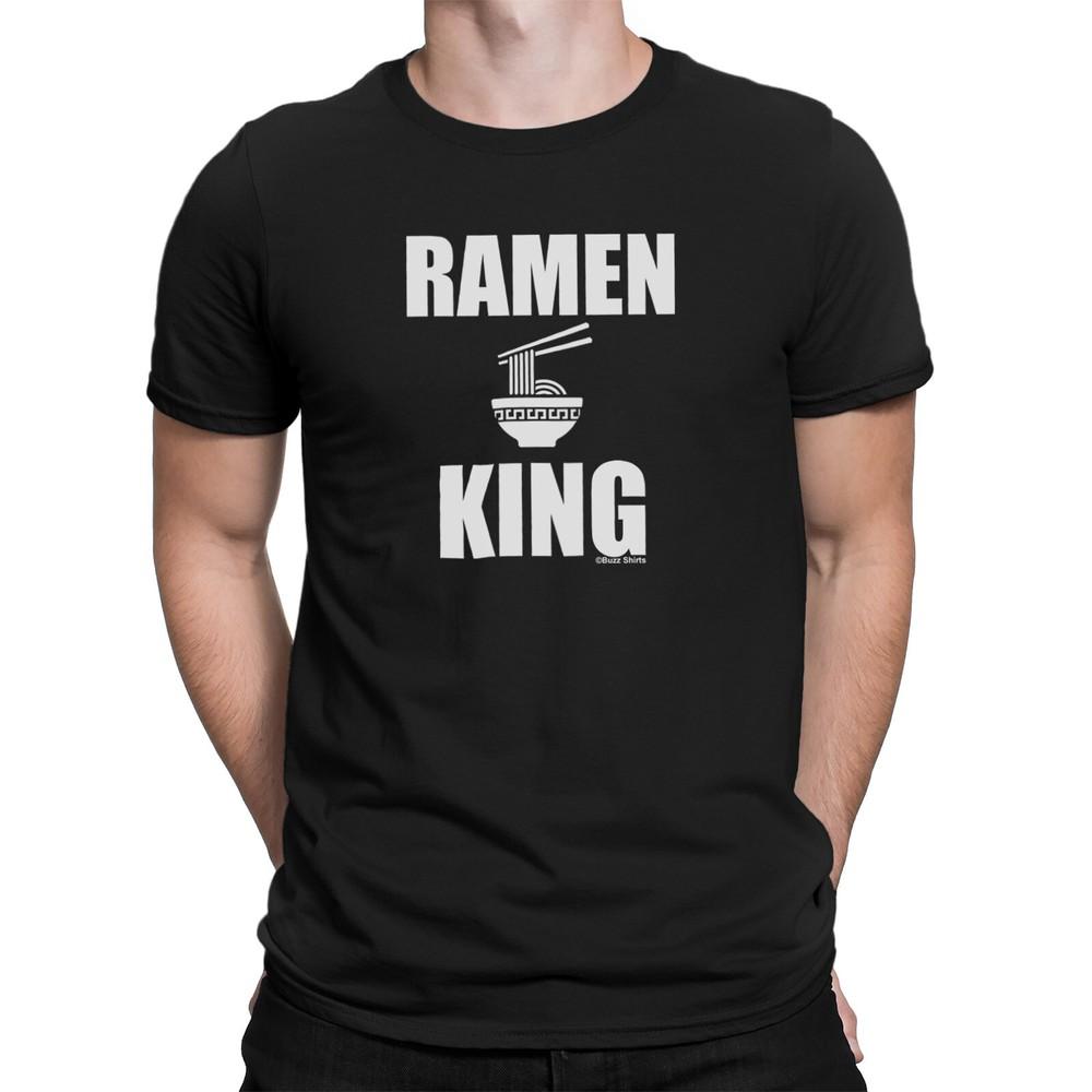 

Mens Ramen King T-Shirt Funny ANIME Noodles Food Japanese Manga Gift 3XL