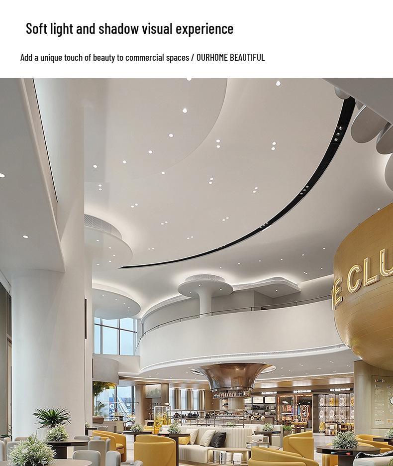 Ultra-Thin LED Downlight, 2.5 & 6 Inch Recessed Ceiling Light, 18W High Luminous Efficacy for Commercial Spaces