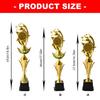 Golden Plastic Winners Award Cup Victory Cups Trophies Award Cup Ideal For School Sports Day And Community Tournaments