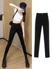 Schwarze Samt-Leggings mit hohem Bund zur Figurformung für Damen - Herbst/Winter 2026