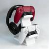 3-in-1 Controller Stand Desktop Gamepad and Headset Holder Organizer Rack for Gaming and Office Use