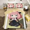 Cute Spy X Family Anya Duvet CoverAnime Spy Family Bedding SetBoys Girls Single Twin Queen Size Quilt Cover