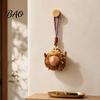 Plush Keychain Animal Keychain, Soft Stuffed Pendant with Braided Cord, Round Cute Decorative Hanging Charm Bunny Sheep for Backpack, Mini Doll