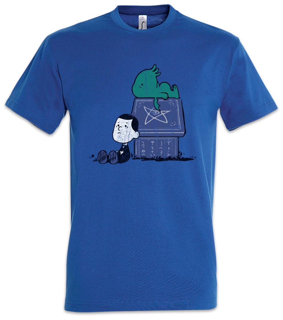 Snoopthulhu T-Shirt Cthulhu H.P. HP Arkham Wars Miskatonic Lovecraft Fun 3XL