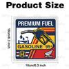 pgnkd1 FOR HONDA Car Fuel Tank Cap Warning Sticker Waterproof Vinyl Fuel Cap Decal