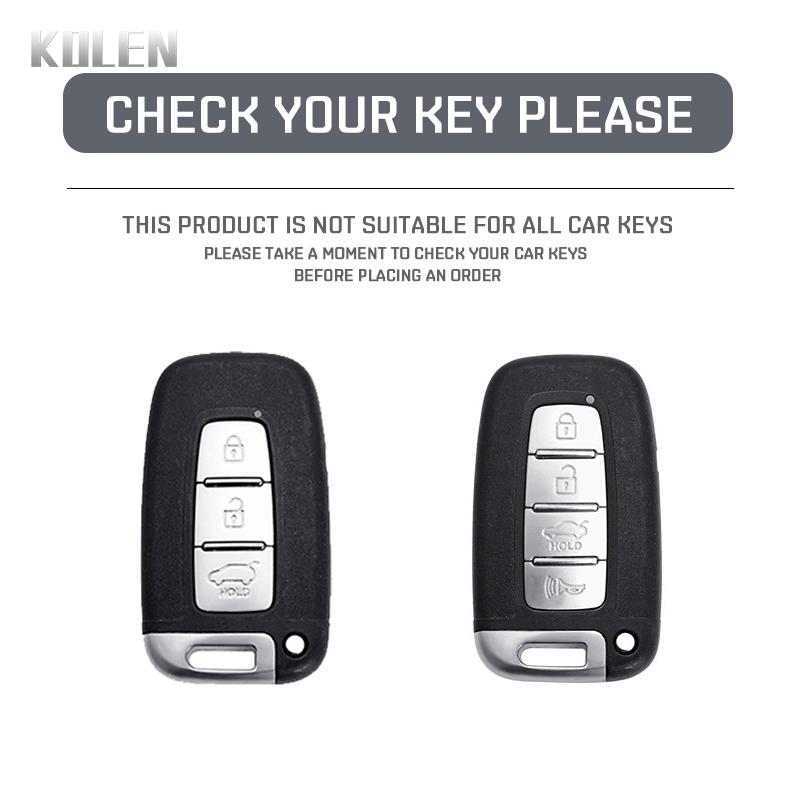 Abs Carbon Fiber Car Key Case Cover For Hyundai Ix35 Elantra Sonata 8 9 For Kia Sportage K5 K2 Sorento Optima Forte Shell Fob