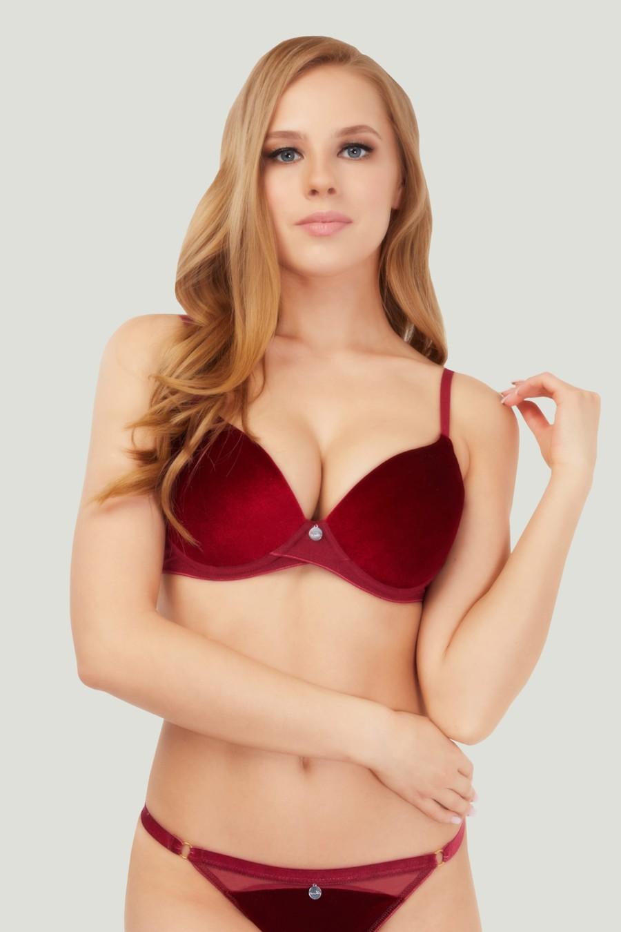 

Бюстгальтер push-up Marc & Andre (71307) 80D імперська червоний колір