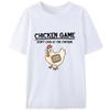 Chicken Game Don't Look At The Chicken Funny Meme Men's Women T-Shirt Cotton Tee Tops Classic Novelty Gifts Short Sleeve  Casual