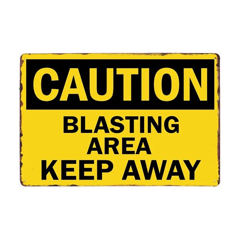 Warning Area 51 Metal Tin Sign UFO Vintage Wall Plaques Art Poster Decoration Painting Home Decor 20x30cm