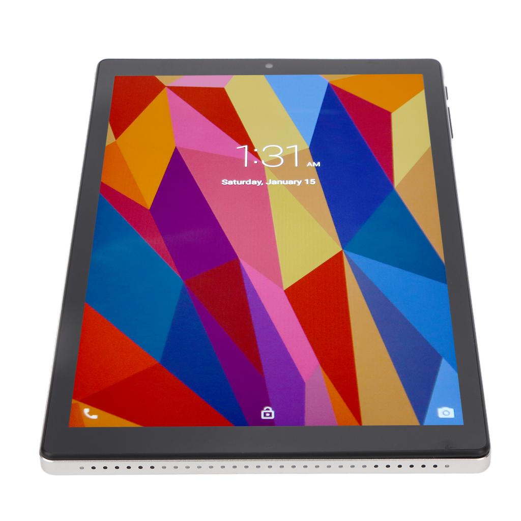 10.1 Inch Tablet MT6592 8 Core CPU for Android11 6GB RAM 128GB ROM 2.4 5G WiFi 1960x1200 IPS Silver Tablet PC 100‑240V