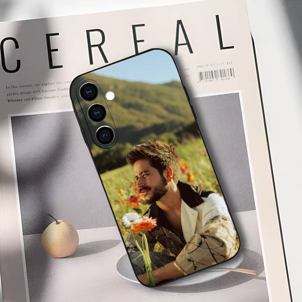 C-Camilo Phone Case For Samsung Galaxy A73,A72,A71,A70,A53,A52,A51,Soft Silicone Black Cover