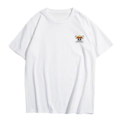 Anime Printed Cotton T-shirt Men's Women's Summer Fashionable Comfortable Soft Breathable Summer Loose Sports Leisure Cotton T-shirt