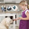 Silicone Dog Treat Bag Portable Pet Training Snack Pouch Anti‑Slip Bubble Design Outdoor Walking Food Storage Waist