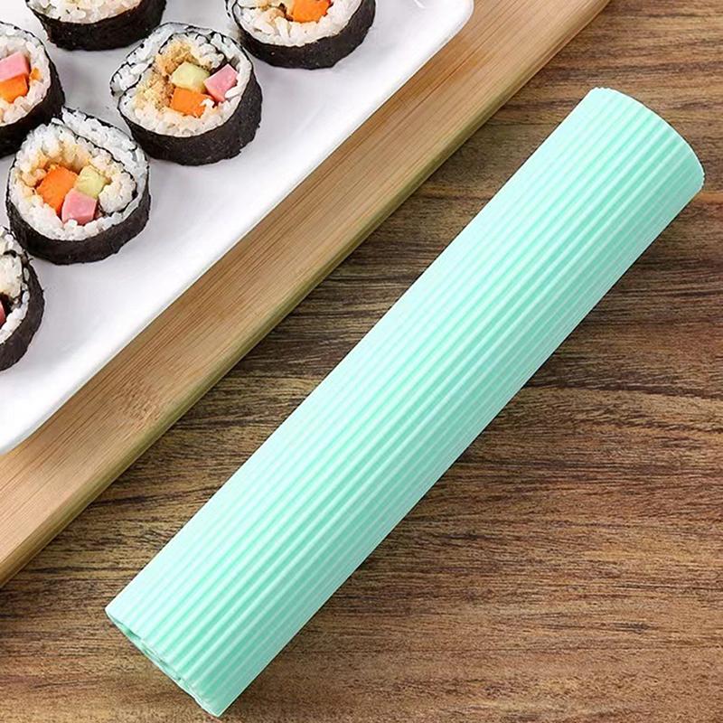 Imitation Bambus Sushi Rollmatte Lebensmittelqualität Silikon Sushi Rollmatte Antihaft Sushi Roller Langlebig Wiederverwendbar Sushirollen