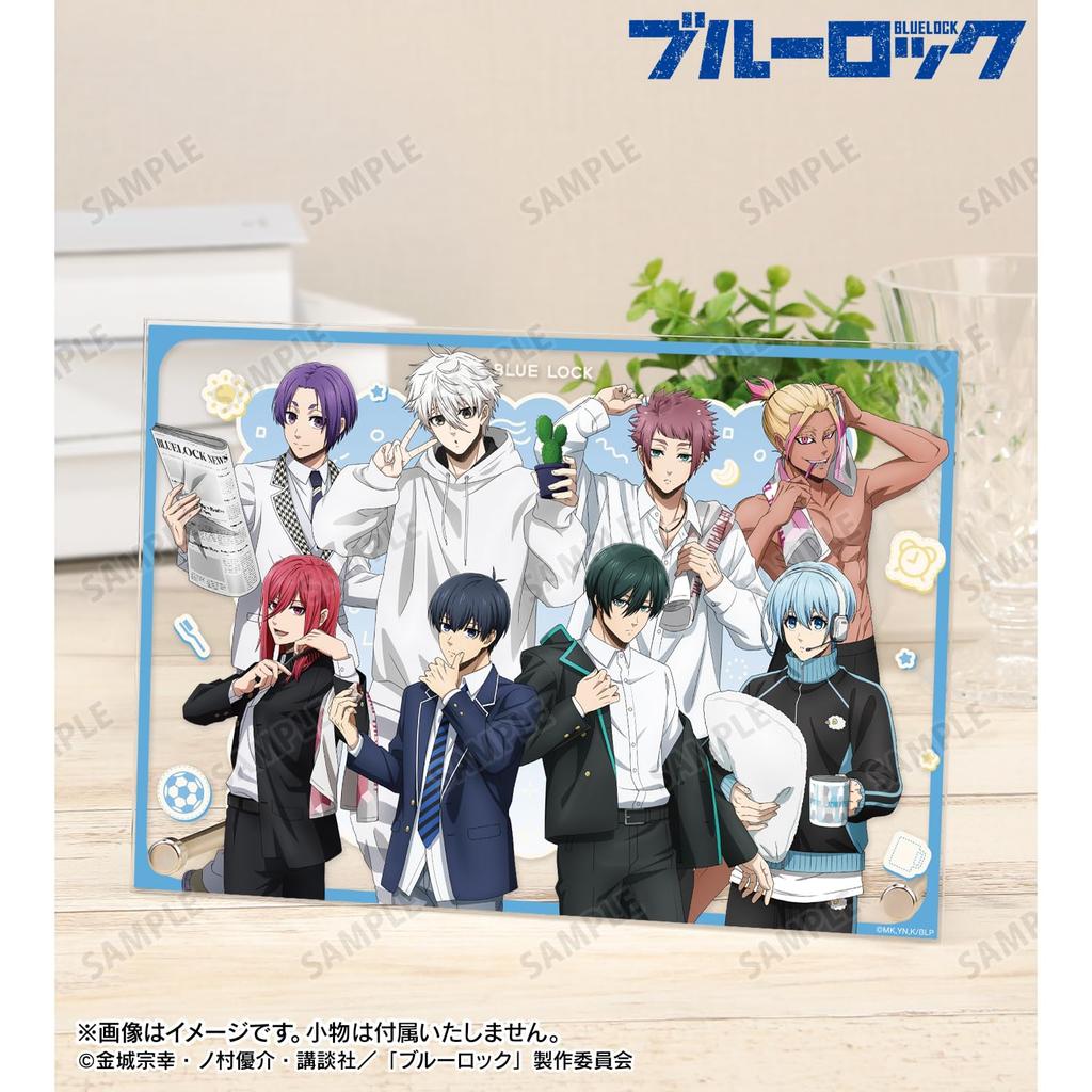 TV anime Newly drawn group morning routine A5 acrylic panel "Blue Lock" ver.