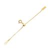[Lara Christie] Sliding Adjuster Chain, Venetian, Sterling Silver 925, Gold Plated, Width Approx. 0.8mm, Maximum Length 7cm, La03-0001-b-y