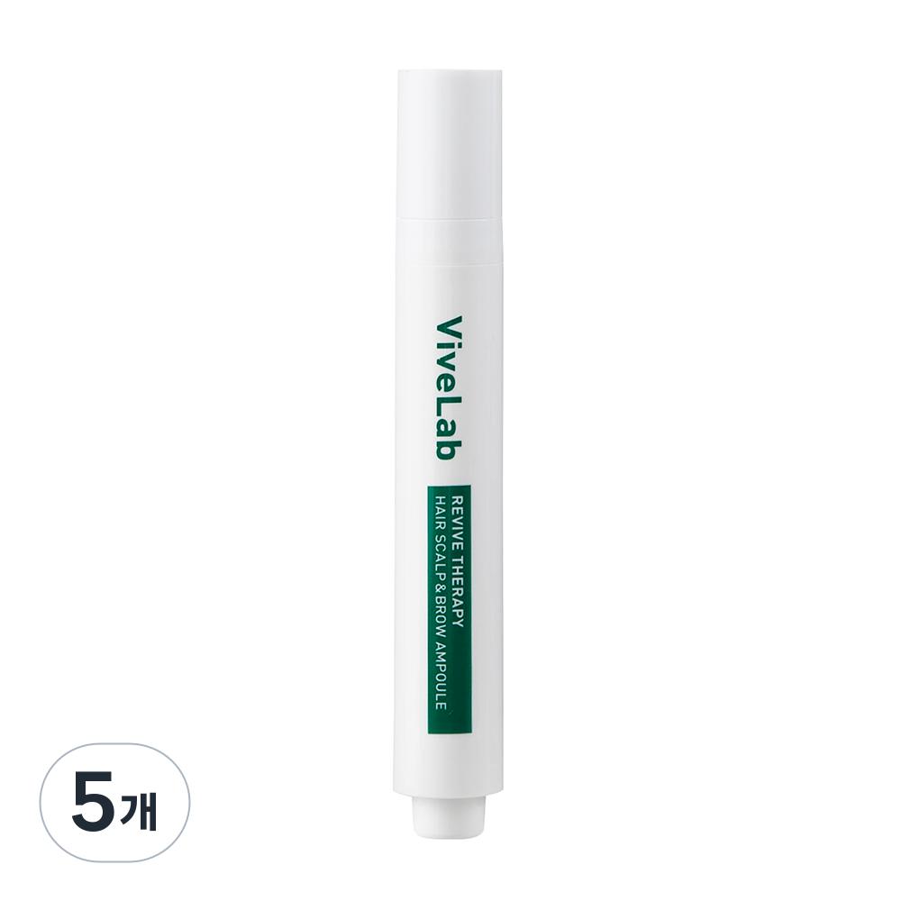 VIVE Lab Revive Therapy Hair Scalp & Brow Ampoule 15ml 5 Pcs