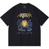 230 Gsm 100% Βαμβακερό T-Shirt Heavy Metal Μπάντα Ροκ Δημοφιλής Μουσική Εκτύπωση Unisex Βαμβακερό T-Shirt