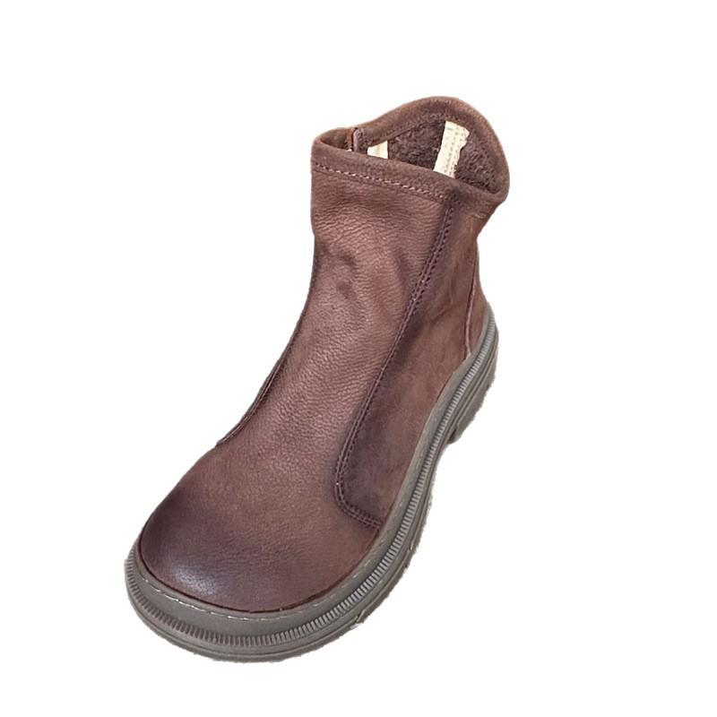 Women's Shoes, Single Shoes, Handmade Leather Women's Boots, Short New Style Shoes