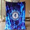 Rangers FC Weiche Flanell-Fleece-Decke Leicht Gemütlich Warm Überwurfdecke für Sofa Bett Heimdekoration
