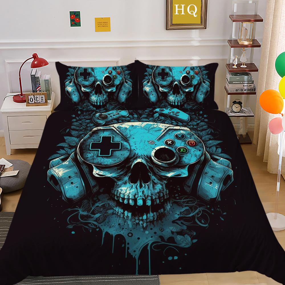 3D Game Console Printing Comforter Cover Set Twin Size Bed Set Cover Children High Quality Luxury Bed Set