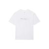 Li-Ning x Glare Artist Collab Abstract Back Print Loose Round Neck T-Shirt Unisex Tops White AHSS643-2