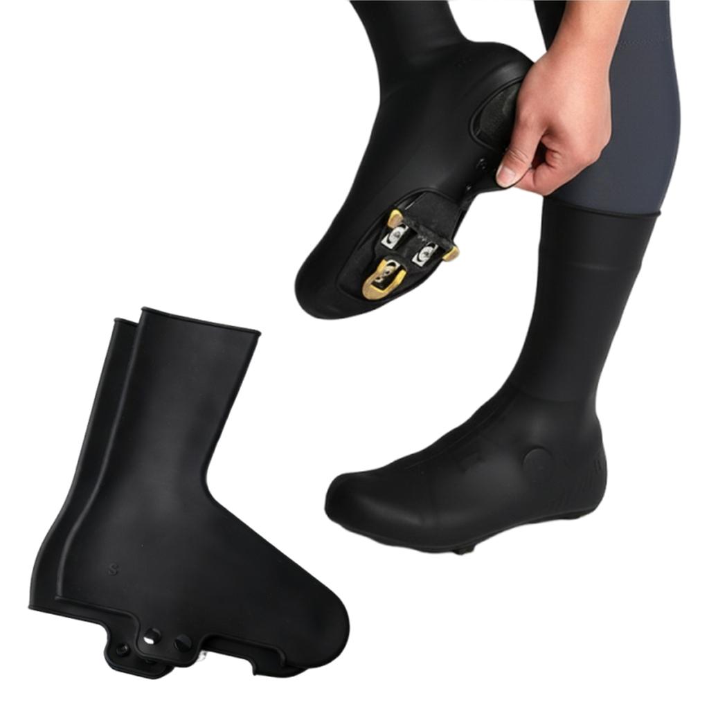 1pair Cycling Shoe Cover Neoprene Waterproof,Winter Thermal Warm Full Bicycle Overshoes for Men Women,Road Mountain Bike Booties