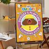 Hey Duggee DIY Klebeposter Ausgefallener Wandaufkleber für Wohnzimmer Bar Dekoration Wanddeko