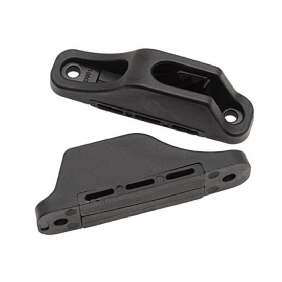 Nylon Kayak Cord Lock Cleat Self-Lock Rope Cord Tensioner Runner Quick Grip Soft Rope Tensioning Slider for Canoeing Kayak Surfing Accessories