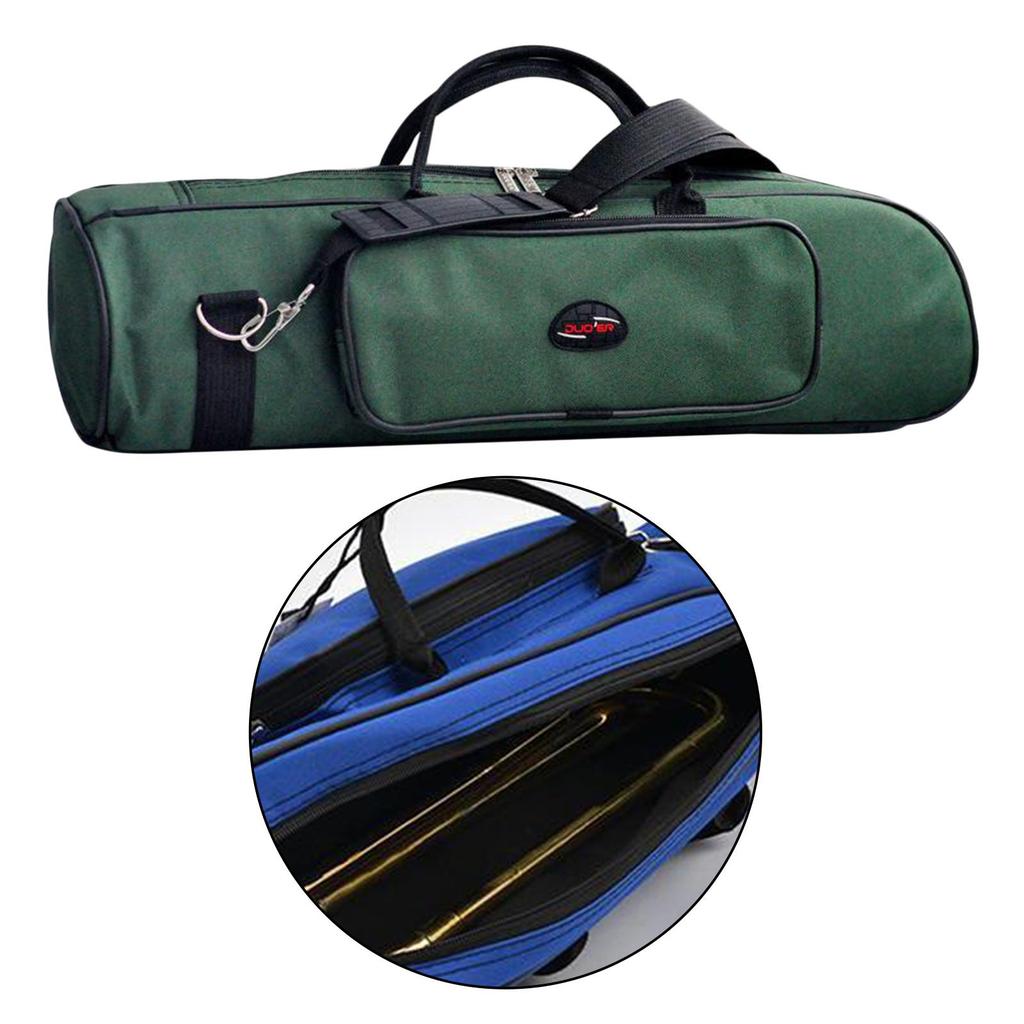 Travel Lightweight 600D Oxford Cloth Trumpet Carrying Bag Case Water-resistant Padded Adjustable Shoulder Bags
