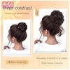 WTB Synthetic Messy Curly Claw Hair Bun Chignon Hair Extensions Scrunchy Fake False Hair With Tail for Women Hairpieces