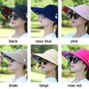 Women Ladies Anti-UV Wide Brim Foldable Visor Caps Sun Hat Casual Hats Beach Cap