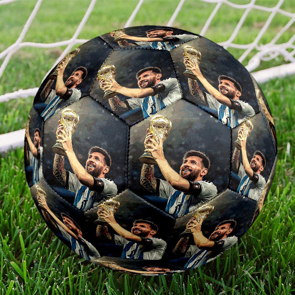 Messi 10 Number World Cup Champion Size 5 Soccer Ball Machinestitched Indooroutdoor Training And Matches Ideal For Soccer Enthusiasts