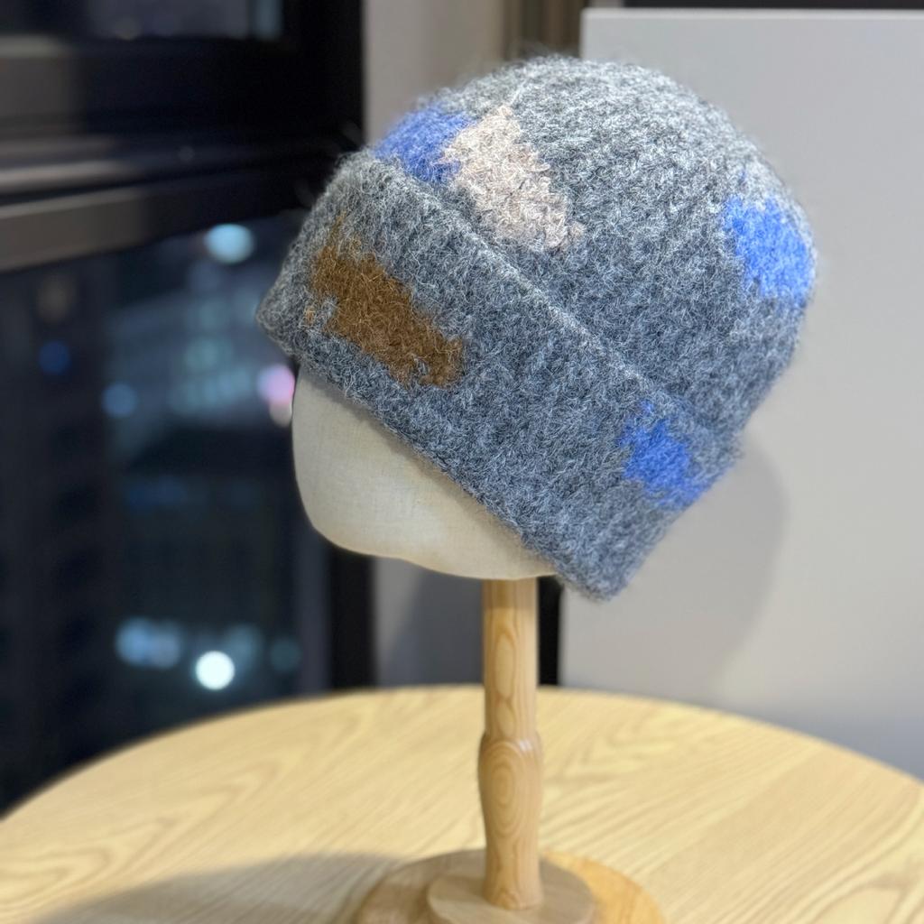 New Woolen Hat for Women in Autumn and Winter with Large Head Circumference Fashionable Cold Hat Versatile Big Face Small Warm Hat Knitted Hat