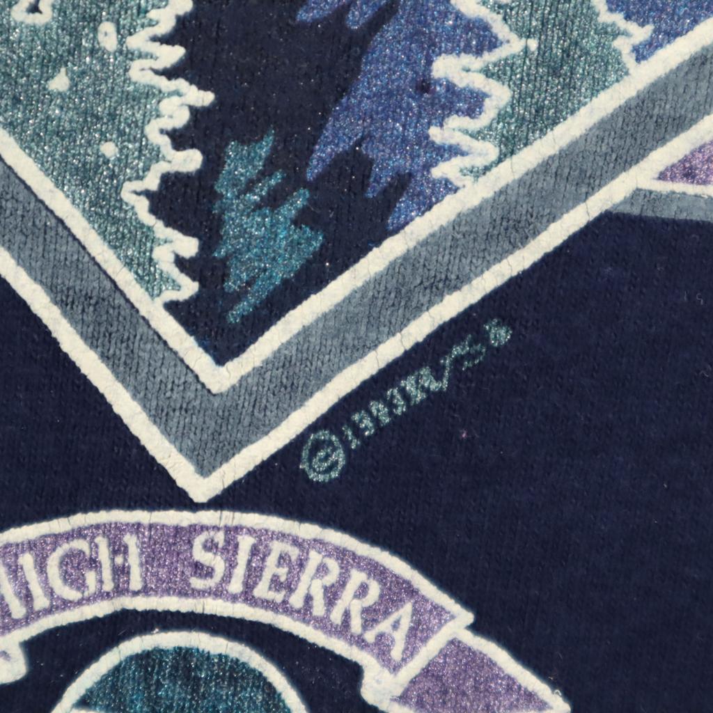 OLD 90s Short Sleeve T-shirt Navy System Single Stitch Men's Used