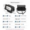 3-Inch Off-Road Motorcycle Spotlight Auxiliary Headlight for Sur-Ron & Segway