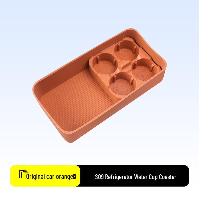 Silicone Non-slip Drink Holder Pad for Shenlan S09 Refrigerator Cup, Interior Organizer Accessory