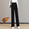 Woodpecker Women's High-Waist Fleece Lined Wide-Leg Pants Autumn/Winter 2025