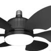 Ceiling Fan Light Noiseless Lamp for Home Use Indoor Dining Room White