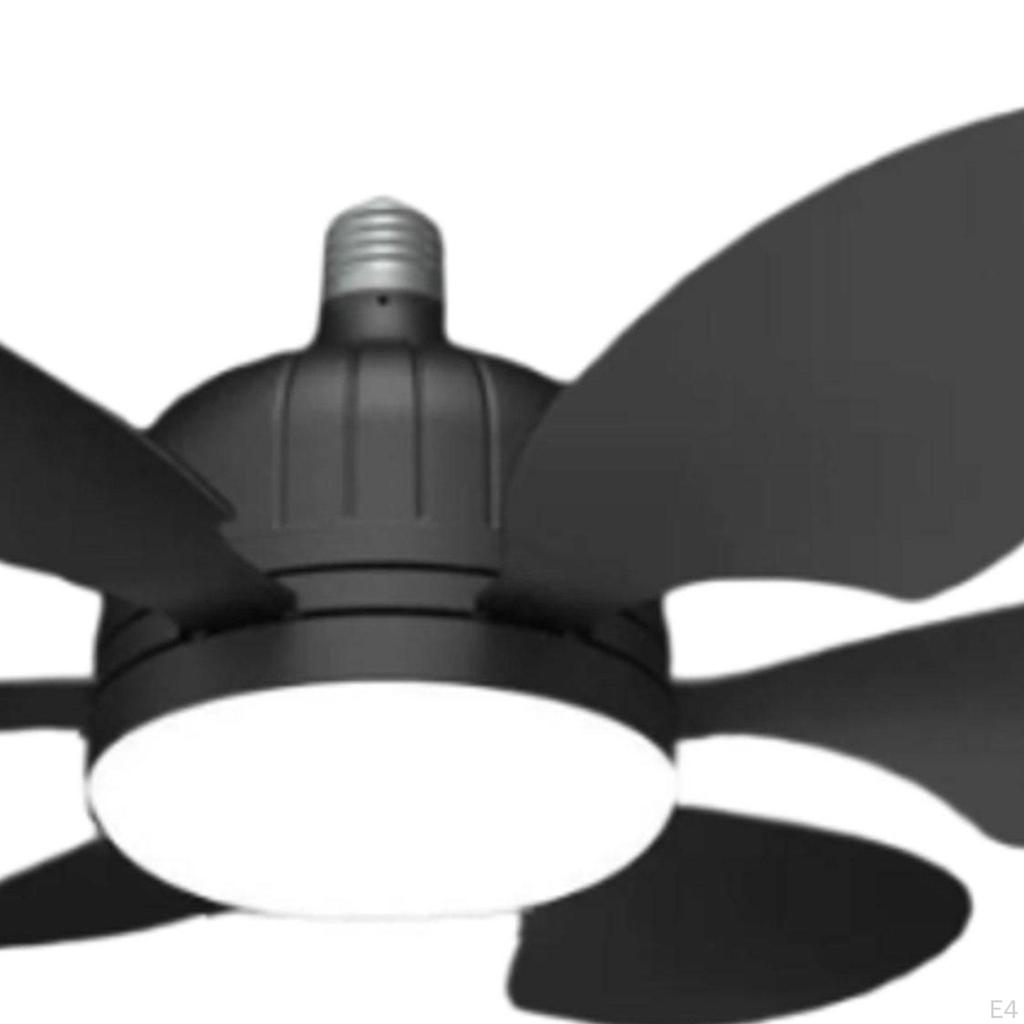 Ceiling Fan Light Noiseless Lamp for Home Use Indoor Dining Room White