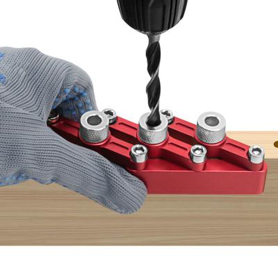 Doweling Jig Self Centering Doweling Jig 3 In 1 Hole Drill  90° Positioner Locator Tool for Woodworking Drill Hole Locator
