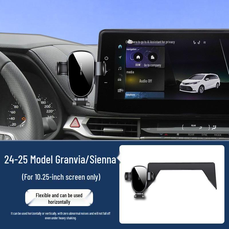 Toyota Granvia Sienna 2024 Navigation Bracket - Hybrid Comfort Car Mount Accessories Standard