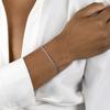 Trendy Square Snake Chain Bracelets Stackable For Women Lady, Stainless Steel Links Wristband Bracelet Adjustable Unisex Jewelry